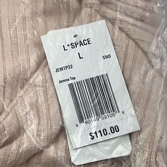 NWT L Space  L Jemma‎ Top Sand Beige - Picture 3 of 5
